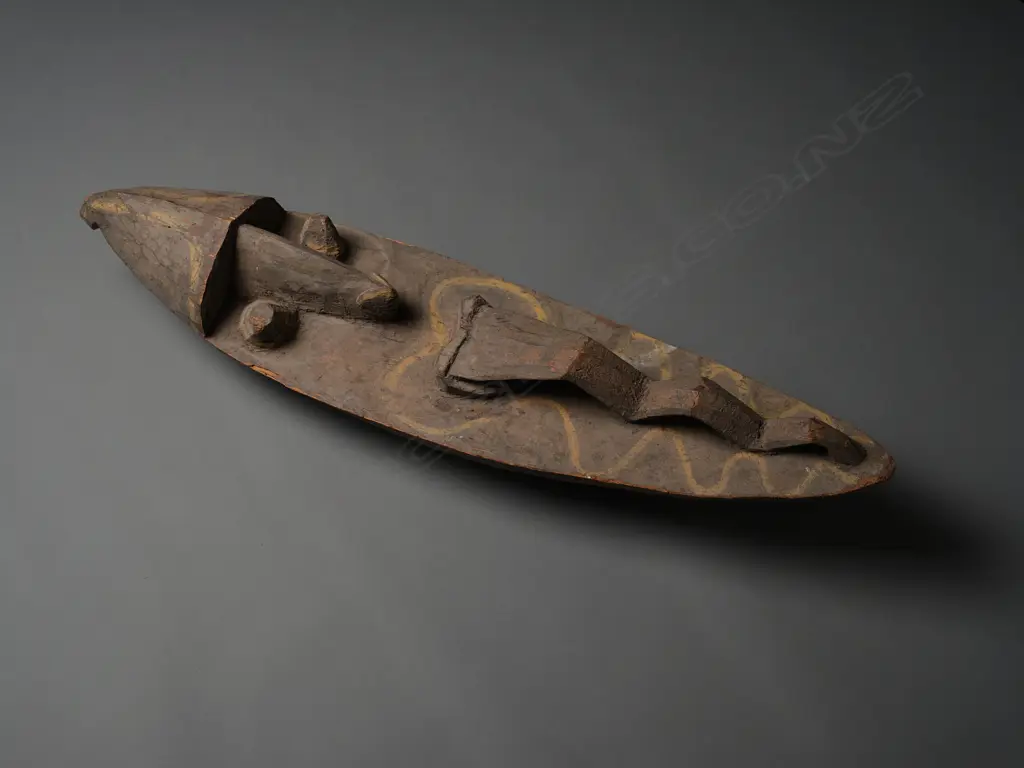 Papua New Guinea wood/oche mask, Image 1++